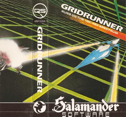 Gridrunner box art for ZX Spectrum